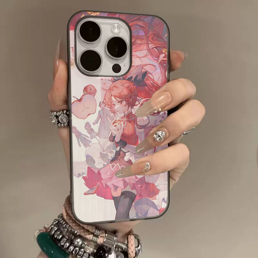 

Милый Аниме Puella Magi Madoka Magica Для Телефона 17 16 15 14 13 12 11 Pro Max Plus Pro Air Чехол Для Телефона Гофрированная Полосатая Задняя Крышка iPhone 12pro max