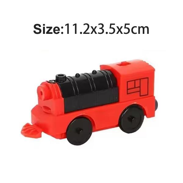 Magnetic Train Toys Wooden Railway Tracks Accessories Locomotive Diecast Slot Fit for All Wood Brand Wooden Tracks Toys For Kids