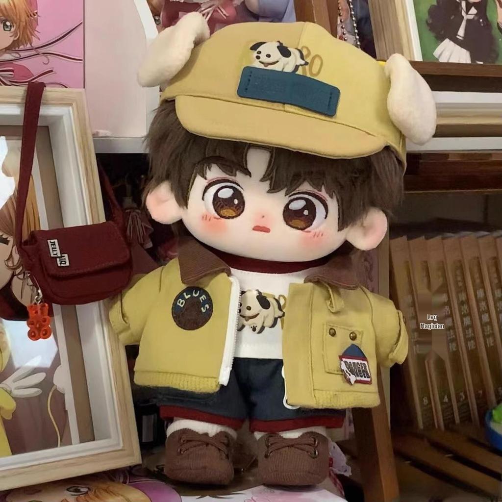 20cm Plush Doll Outfit Set - Cotton Doll Wearable Clothes Set