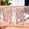 Cute cat glass cup cartoon high-value cold drink juice milk coffee drinking cup