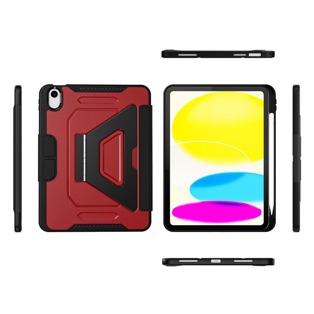 For IPad 10th 11th Gen A16 Air 5 10.9 Pro 11 Inch M2 M3 M4 Magnetic Flip Shockproof Tablet Case Smart Stand Pencil Holder Funda