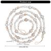 Woodeb Bead Christmas Garland Christmas Tree Wood Beads Hanging Ornament For Wreath Mantels Staircase Holiday Decoration
