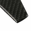 1Pcs black carbon fiber steering wheel cover sticker for Tesla Model X Model S