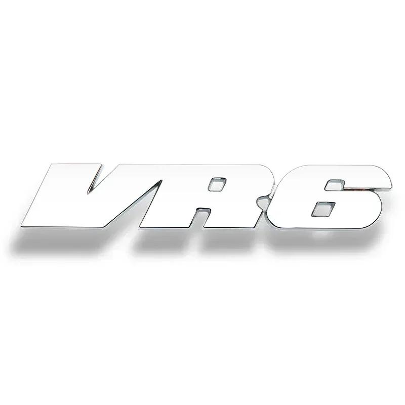 

3D Металлический Логотип-Эмблема-Значок-Наклейка VR6 Для Volkswagen VW Polo Golf Jetta Passat B6 Magotan Автоаксессуары серебряный