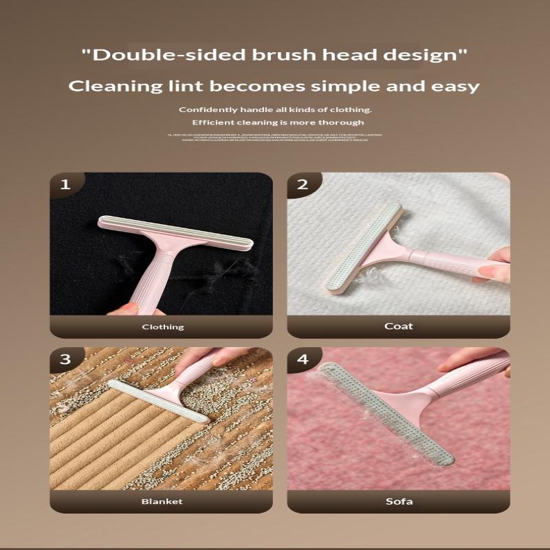 Portable Lint Remover Pet Hair Remover Brush Manual Lint Roller Sofa Clothes Cleaning Lint Brush Fuzz Fabric Shaver Brush Tool