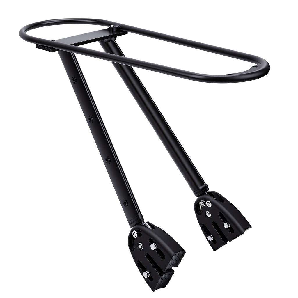 Rear Bike Rack Quick Release Bike Cargo Rack Universal for Mountain Road Bikes Aluminum Alloy Carbon Fiber Black