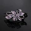 Shiny Rhinestone Hairpin Flower Leaf Duckbill Hair Claws Retro Hair Clips Accessories For Women Shinning Ponytail Headwear