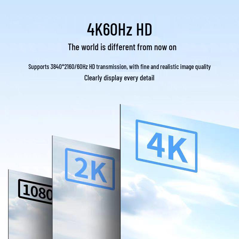 4K HDMI Type-C Docking Station: Gigabit Ethernet & Multi-Function USB Expansion for Tablets, Phones, Computers