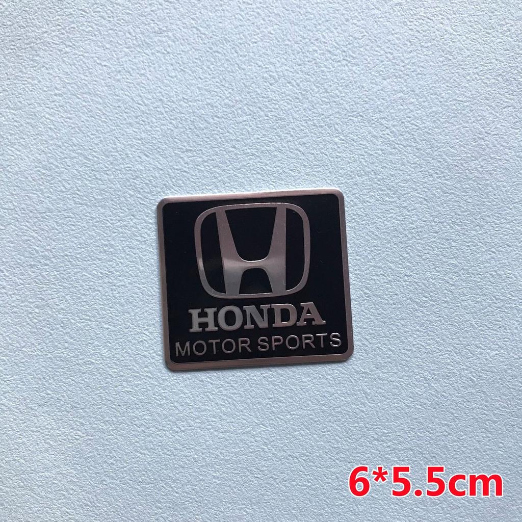 AAALZ1 Aluminum Car Body Fender Trunk Decal Badge for Honda Civic FIT Accord CRV CRZ CRX HRV Odyssey City B-Series D-Series H-Series Rs
