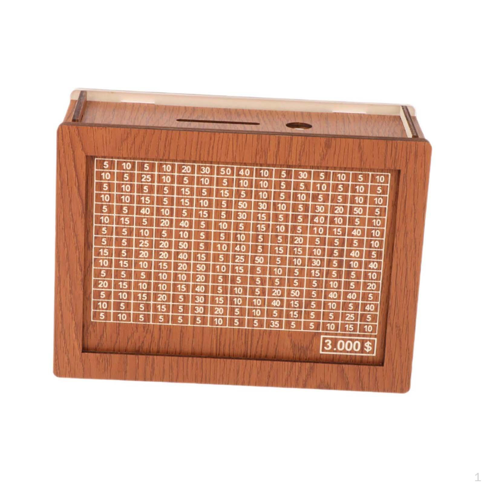 

Копилка, деревянная копилка, экономия денег для учебы мальчиков и девочек Can Stored 3000 USD