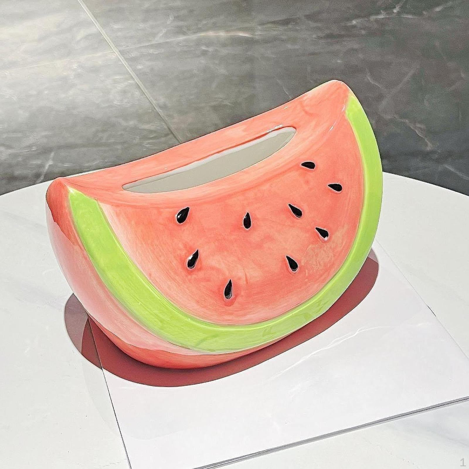 

Чехол для керамической коробки с салфетками в форме арбуза, органайзер для хранения бумажных салфеток