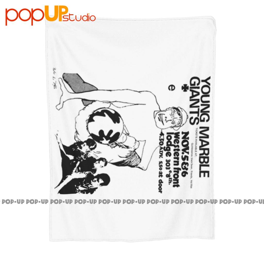 Young Marble Giants Gig Flyer The Feelies Ultra-Soft Blanket Quilt Winter Sofa Cover Bed Covers