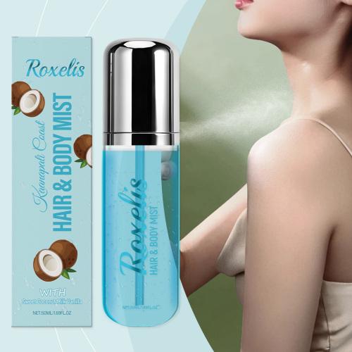 Roxelis Coconut Daily Natural Fragrance Light Long-Lasting Gentle Scent  Body And Hair Spray