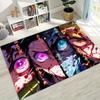 Anime Demon S-Slayer Kamado Nezuko Tanjirou Cartoon Rug for Bedroom Living Room Sofa Home Doormat Decor,Kids Non-slip Floor Mat