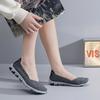 Fashion Summer Women's Handmade Woven Soft Soled Flat Bottomed Colorful Outdoor Fashion Walking Lazy Casual Single Shoes Large Size 42