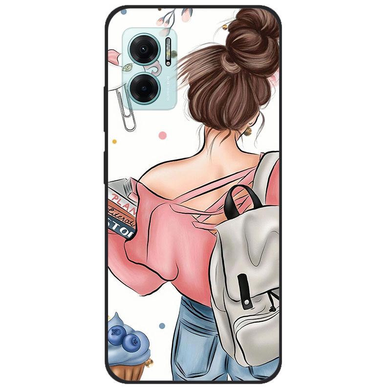 For Redmi Note 11E 5G Case 2022 NEW Fashion Lovely Soft Phone Cases for Xiaomi Redmi Note 11E Silicon Back Cover 11 E TPU BumpeR