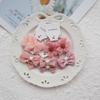 10Pcs Trendy Handmade Elastic Lovely Hairbands Children'S Flower Hair Accessories Hair Bow Headwear Rope Cute Girls Hair Bands
