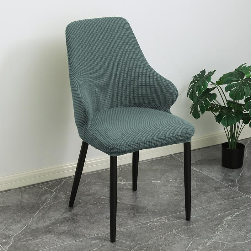 

Modern Simple Special-shaped Chair Cover for Home Dining Table Chair Cover Stool Chair Cover Integrated Velvet Thickened Dustproof 40CM