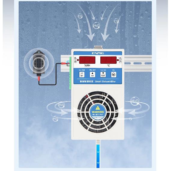 Deumidificatore Intelligente Tipo Scarico ENMG per Quadri Elettrici Piccolo Dispositivo di Deumidificazione Modulo Armadio di Distribuzione Anti-Condensa.