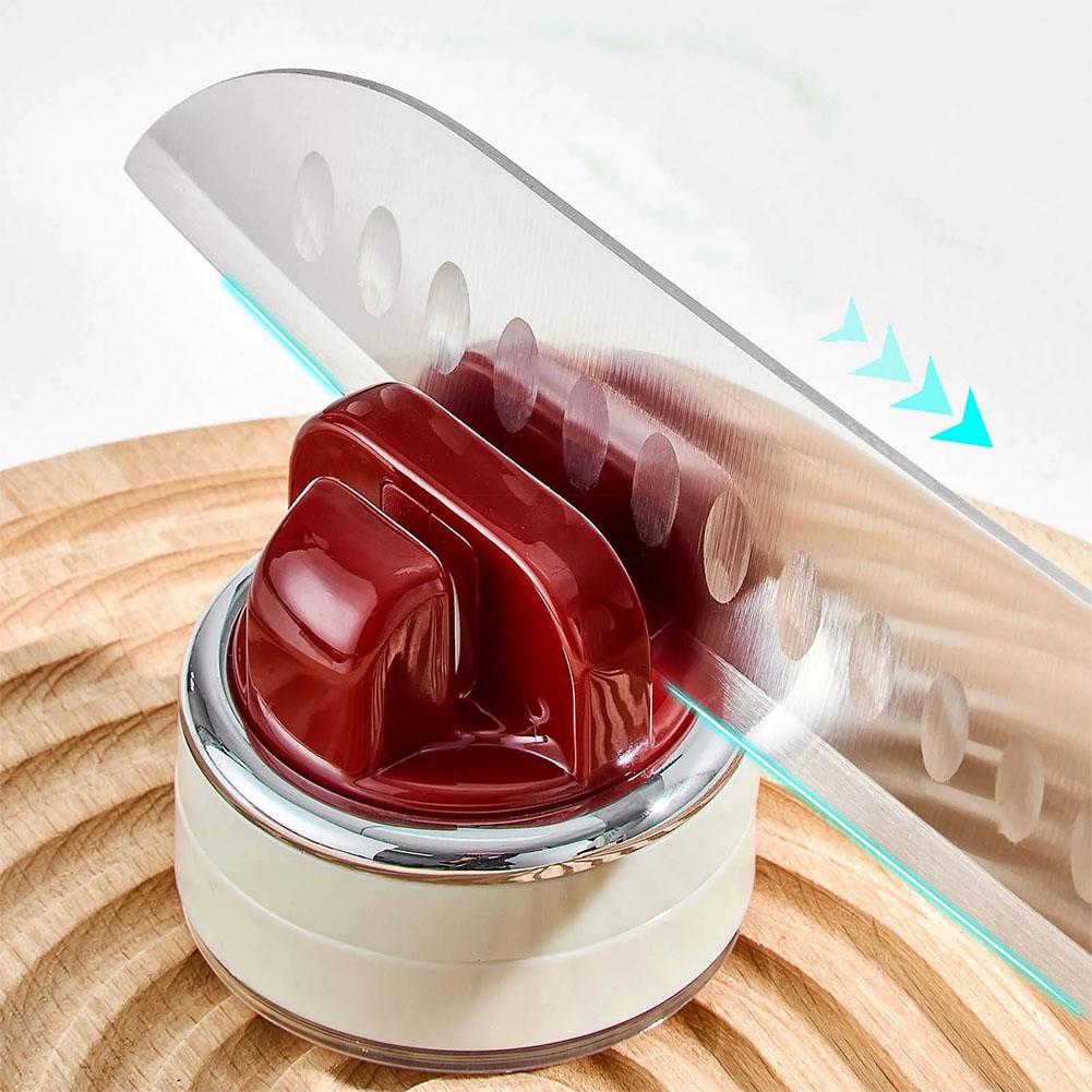 Kitchen Sharpener with Suction base Suction Cup Knife Sharpener Household Cross-Border Small Sharpening Stone Mini Tungsten Stee