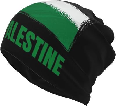 Palestine Flag Multifunction Beanie Hat Winter Warm Knit Skull Cap for Unisex Women Palestinian Winter Hats