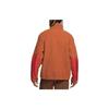 Nike Giacca in Pile da Uomo Capispalla Arancione DD5022-246 con Design a Blocchi e Logo Ricamato