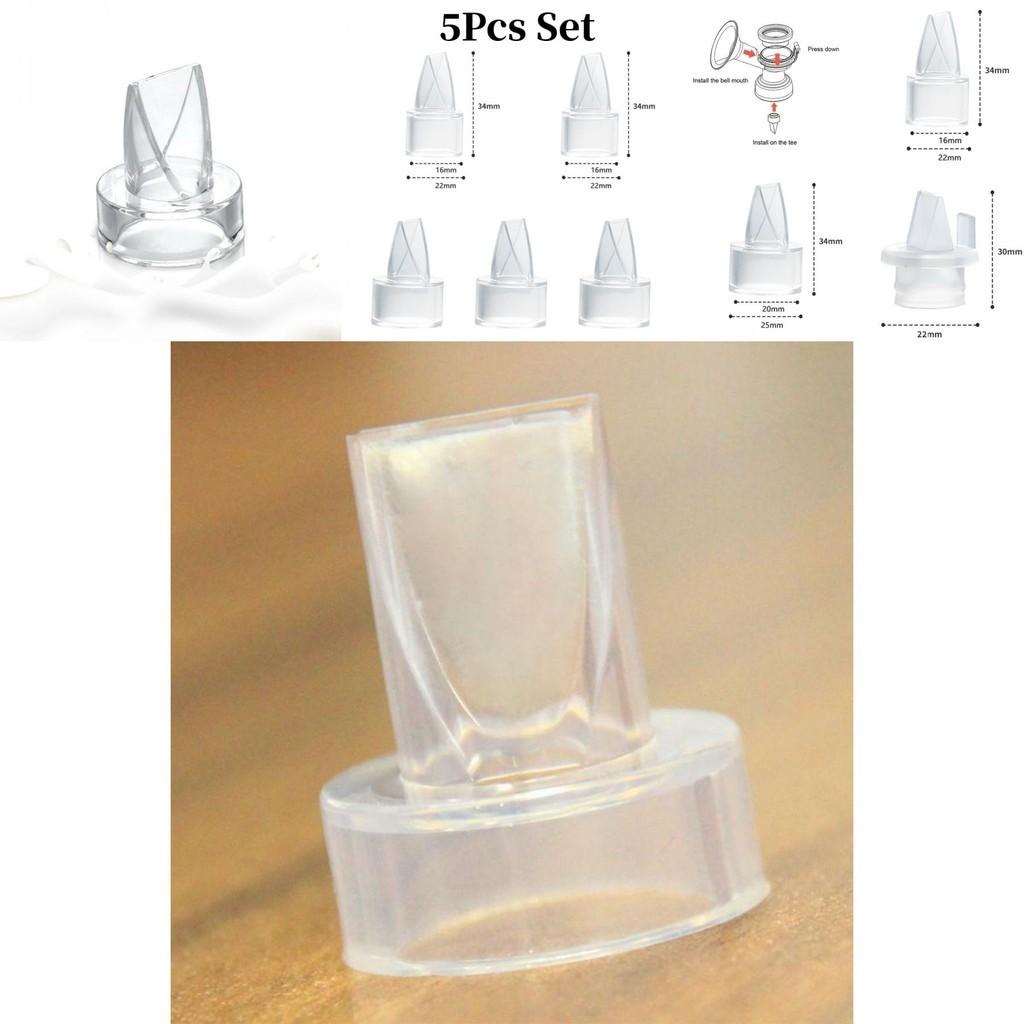 5er-Pack Silikon Entenschnabelventile Ersatzteile für Milchpumpe Babynahrungs-Saugerpumpe