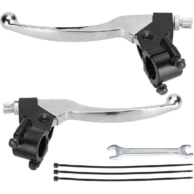 FVRITO 7/8" 22Mm Universal Clutch Brake Handle Levers Perch For CRF50 CRF70 CRF80 CRF100 CRF150 XR50 XR80 XR100 ATC 200M Pit Dirt Bike Motor
