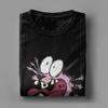 Men's Courages The Cowardlys Dog Screaming T Shirt  Cotton Clothing Novelty Short Sleeve Crewneck Tees Plus Size T-Shirt