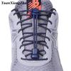 1 Paio Lacci Elastici per Scarpe Rotondi con Blocco Senza Nodo Lacci per Scarpe Bambini Adulti Rapidi Pigri Lacci in Gomma per Scarpe da Ginnastica 22 Colori