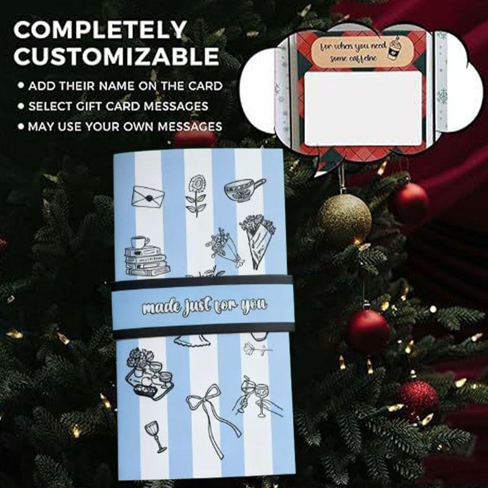 Segensbotschaft Wasserfall Geschenkkarte Handgemachte D I Y Geschenkkarte Ausziehbare Geschenkkarte Weihnachtsfeier