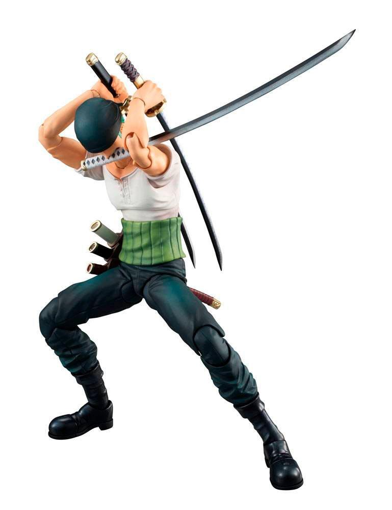 Variable Action Heroes ONE PIECE Roronoa Zoro PAST BLUE Initial 190mm PVC Painted Movable Figure (with Bonus) Approx.