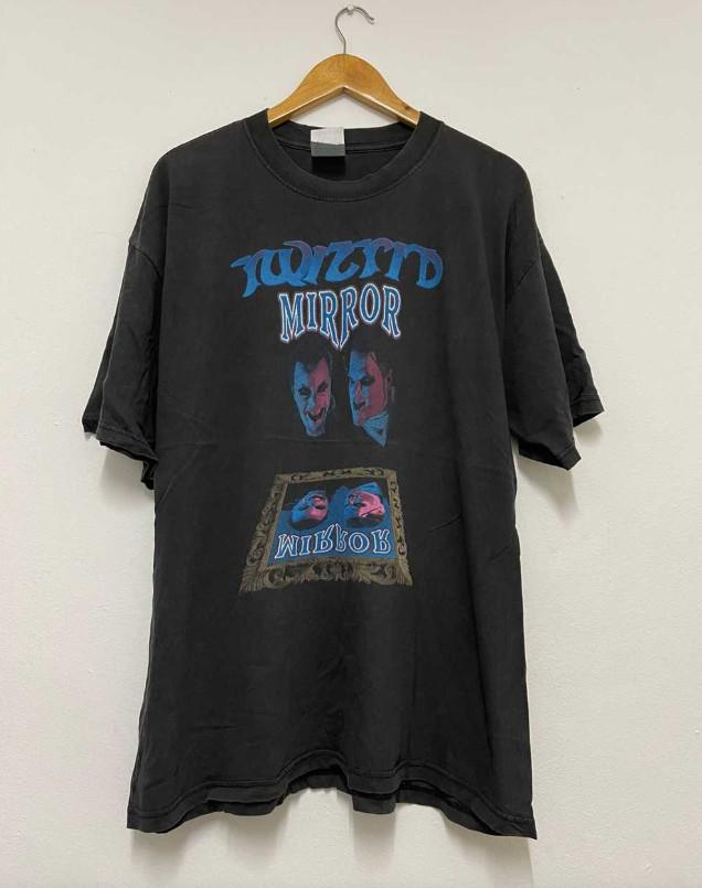 Винтажная хлопковая футболка с зеркальным принтом хип-хоп дуэта Twiztid, полный размер SB333, унисекс M