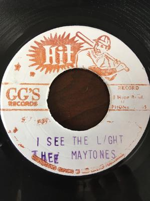7inch Record MAYTONES - I See The Light NONE GG's Records, H Jamaica Reggae, Ska & Dub Used