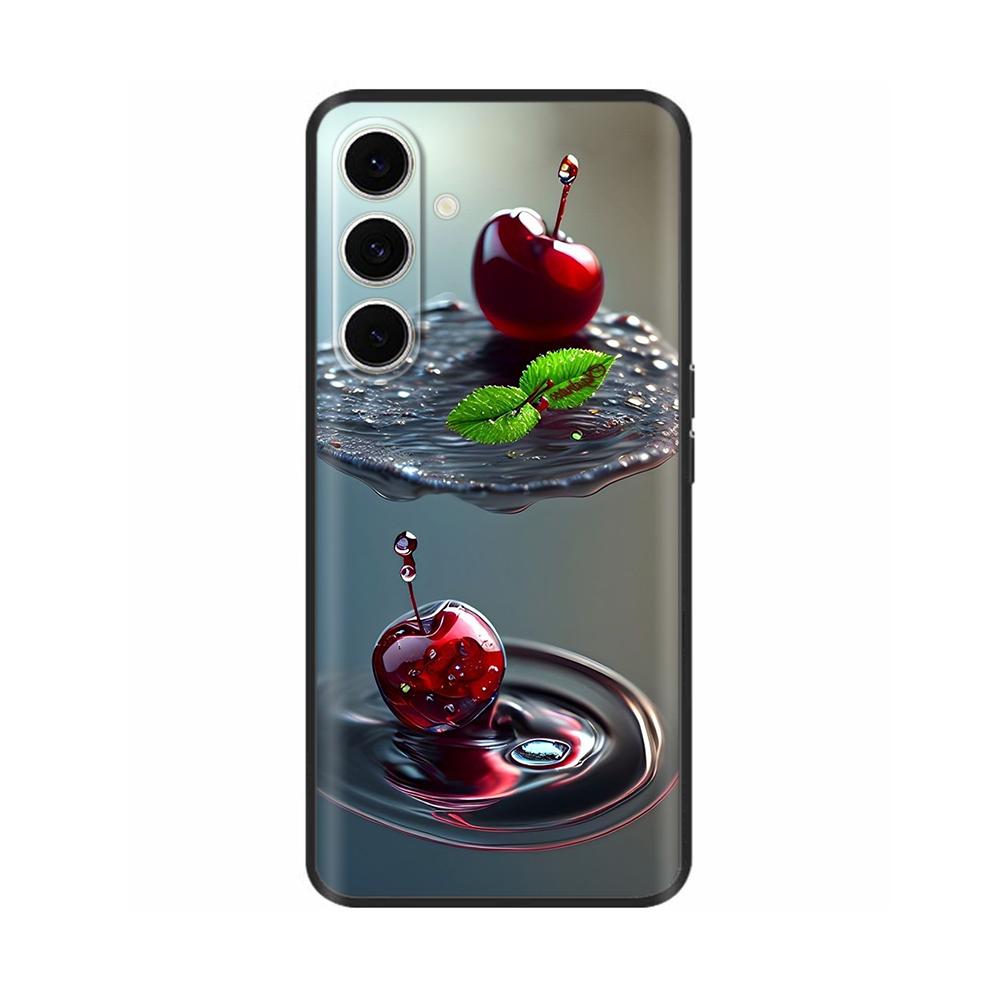For Samsung Galaxy S24 FE Case Soft Black Silicone TPU Coque for Galaxy S24 Plus S24+ S24FE 5G Phone Cover Capa S 24 FE Shell