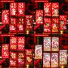 6Pcs Chinese New Year Money Envelope Lucky Red Pockets Creative Cartoon 2026 Horse Year Red Envelope Spring Festival Envelope