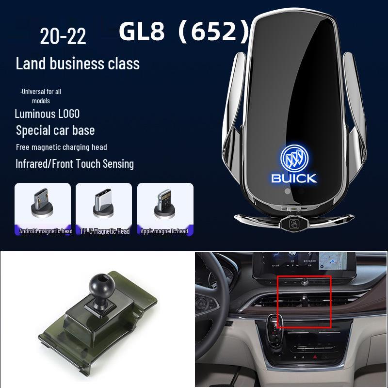 Magnetyczny Bezprzewodowy Szybki Ładowarka Uchwyt na Telefon Samochodowy do Buick GL8/Excelle/Regal/Verano/Envision