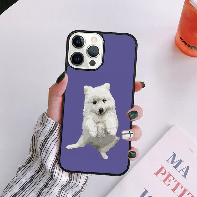 Japanese Spitz Dog Phone Case For iPhone 17 Air 14 13 12 16Pro Max 15  Plus Cover Shell Max coque