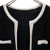 FOXEY NEW YORK Long Sleeve Cardigan 38 Black Women Used