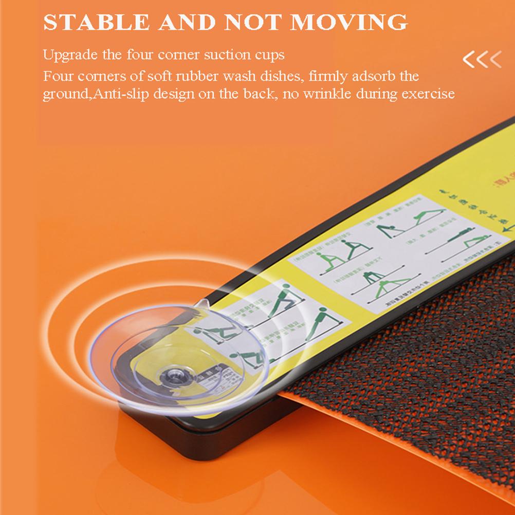 Slide Board with Shoe Cover Slimming Exercise Guide Slide Mat for Leg Pot Training Fitness and Athletic Training