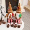 New Christmas Children's Gifts Brown Hat Dolls Long Legs Dolls Christmas Decoration OrnamentsHome Table Shelf Decor for Holiday Season