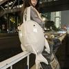 Personalized Shark Backpack Autumn 2025 New Japanese Cartoon Doll Doll Versatile Men's and Women's Trend Small Backpack