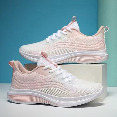 New Women's Shoes Mesh Breathable Women's Sports Shoes Non-slip Lightweight Wear-resistant Running Shoes Soft Sole Mesh
