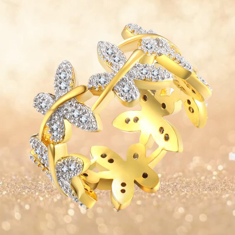 Stunning Vintage Style Butterfly Ring Crafted From Brass And Stainless Steel For Fashion Lovers