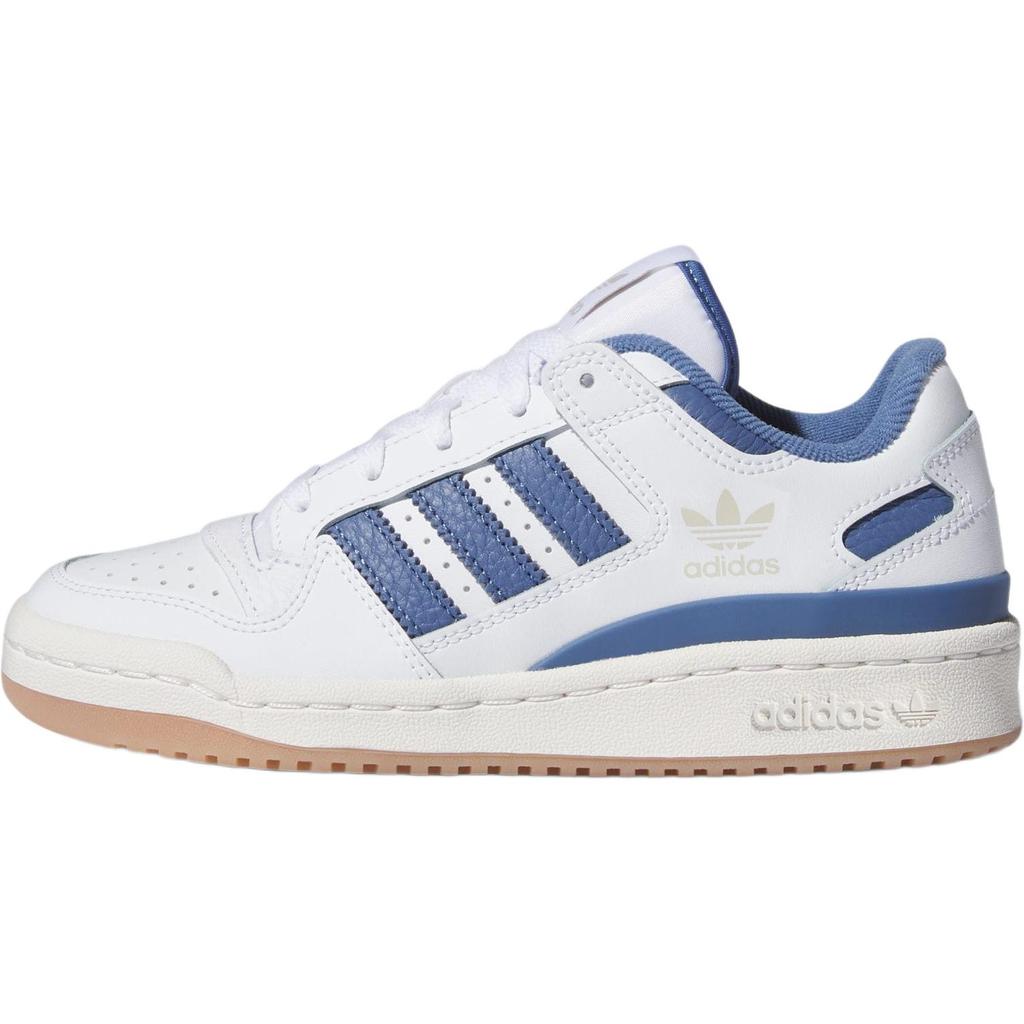Adidas Originální Forum Low Pohodlné Jednoduché Nízké Dětské Skate Boty Dětské Tenisky Modré IH0224