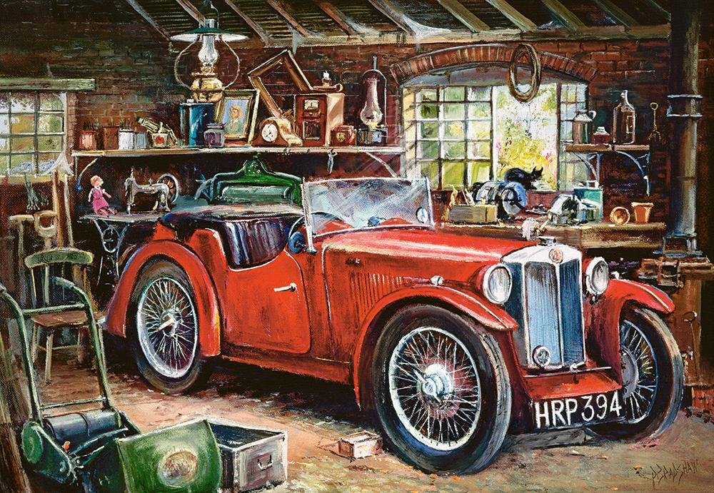 Puzzle 1000 pieces C-104574-2 Vintage Garage