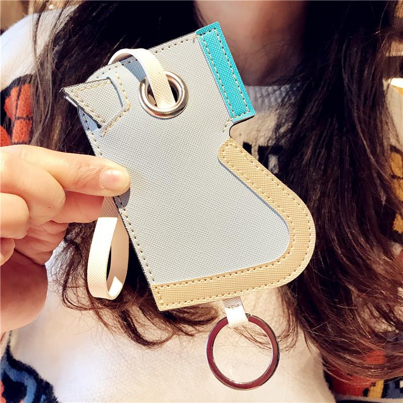 

Выдвижная сумка для ключей для милой женской машины с дистанционным управлением, набор ключей из искусственной кожи, подвеска для ключей, выдвижная сумка для ключей 12x8x1cm