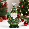 Resin Christmas Tree Desktop Christmas Tree Lights Lights  Claus Christmas Tree Decorations
