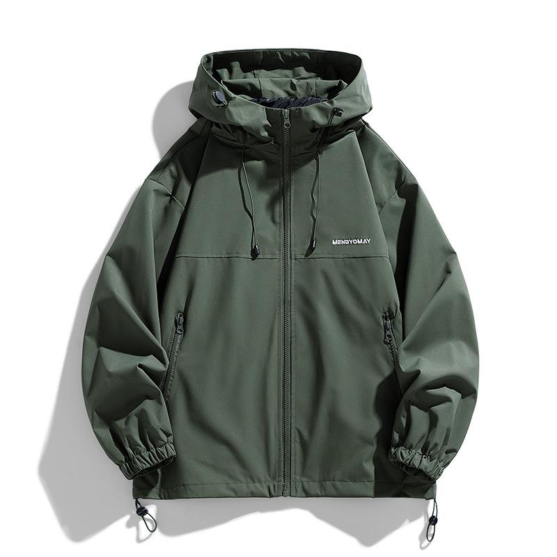 Jacket Men's Jacket Men's Jacket Men's and Women's Style Outdoor Sports Spring Clothes New Korean Hooded Tops