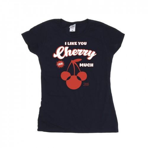 Disney Womens/Ladies Cherry Much Minnie Mouse Cotton T-Shirt